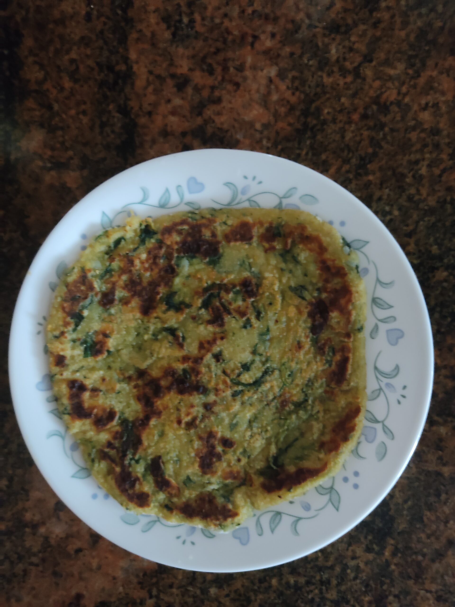 BLW Aloo Palak Paratha for Babies