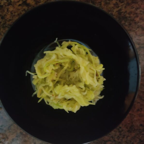 Zucchini noodles Aglio e Olio